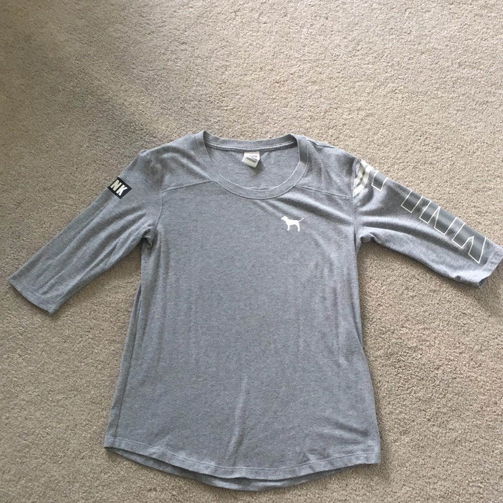 Grey PINK T-shirt.